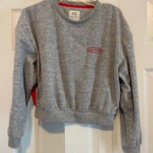 Quiet Storm grey crop sweatshirt size S
